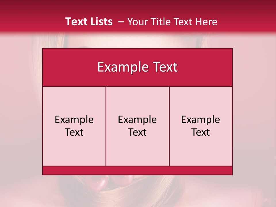 Eyes Freshness Mouth PowerPoint Template