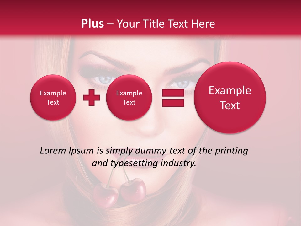 Eyes Freshness Mouth PowerPoint Template