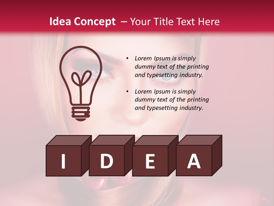 Eyes Freshness Mouth PowerPoint Template