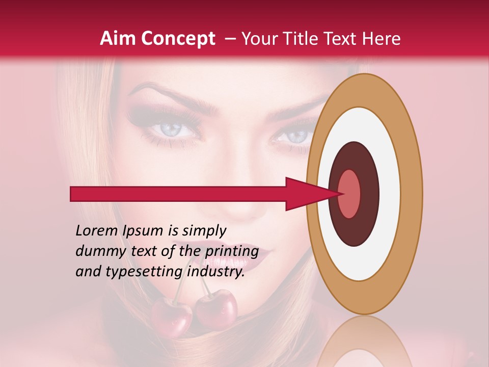 Eyes Freshness Mouth PowerPoint Template