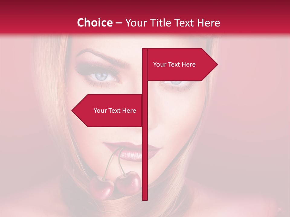 Eyes Freshness Mouth PowerPoint Template