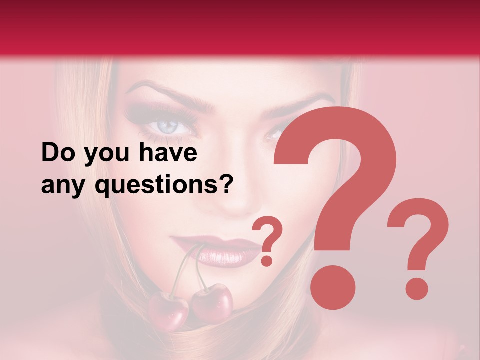 Eyes Freshness Mouth PowerPoint Template