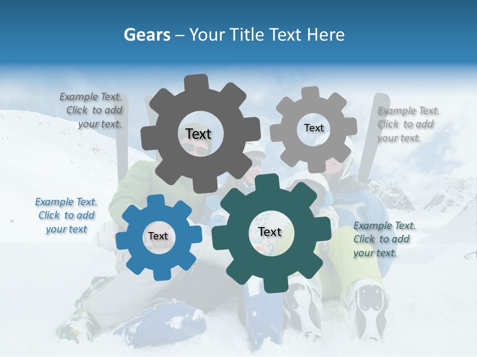 Sporty Happiness People PowerPoint Template