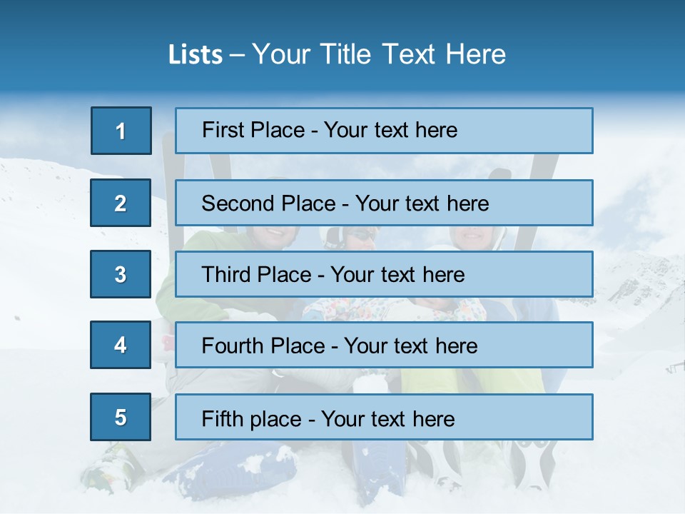 Sporty Happiness People PowerPoint Template