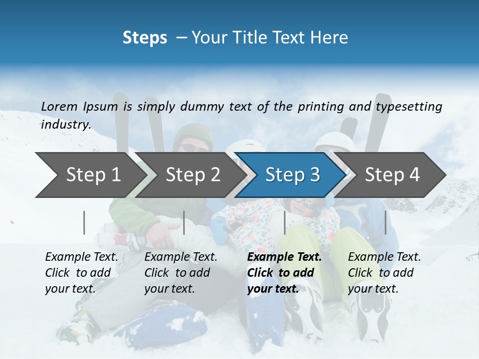 Sporty Happiness People PowerPoint Template