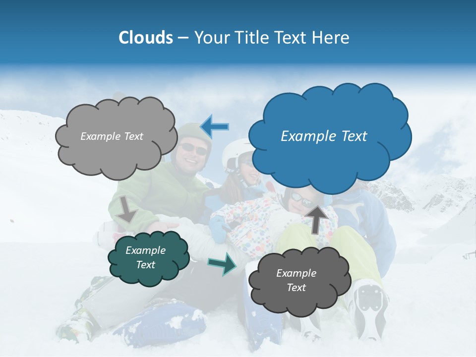 Sporty Happiness People PowerPoint Template