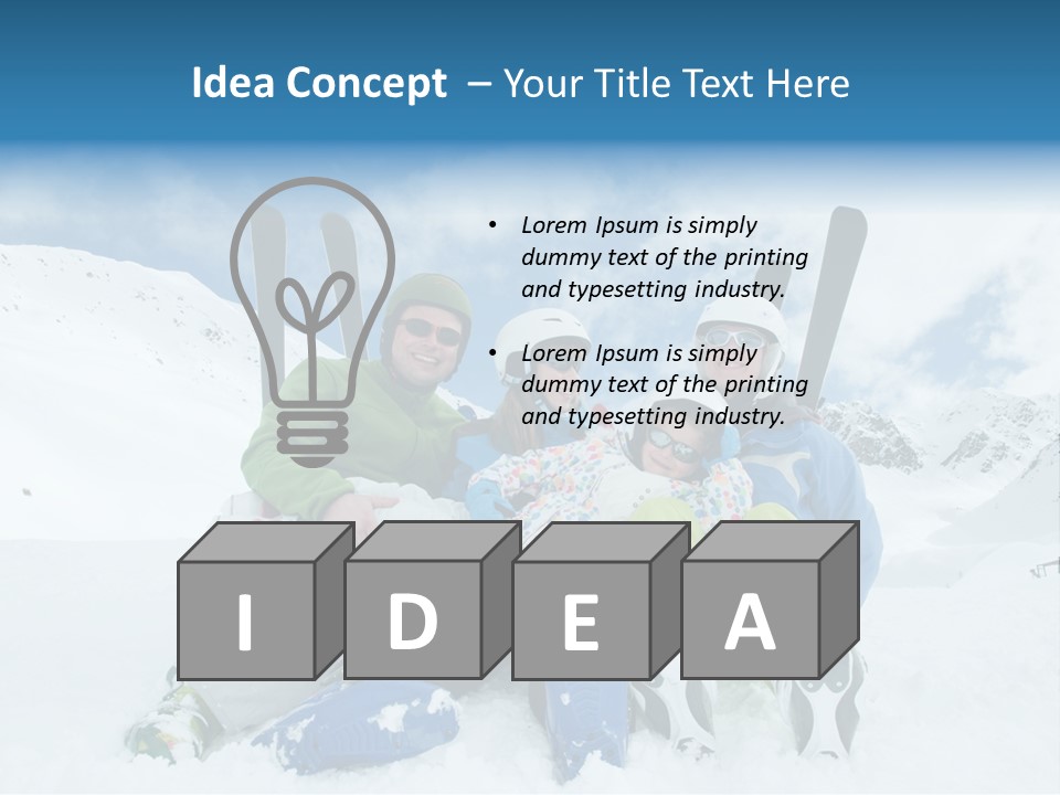 Sporty Happiness People PowerPoint Template