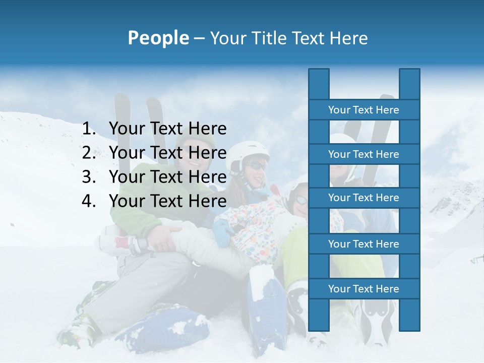 Sporty Happiness People PowerPoint Template