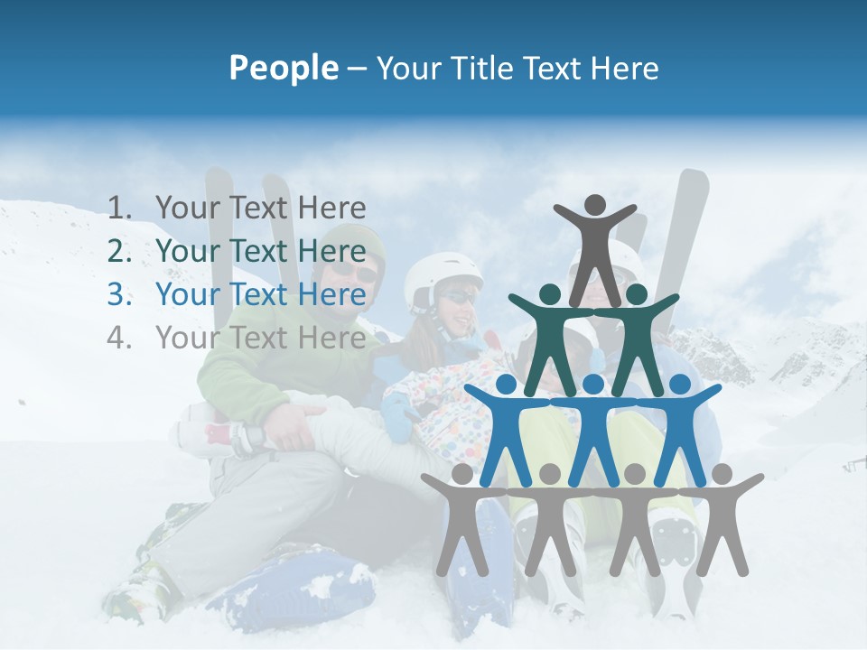 Sporty Happiness People PowerPoint Template