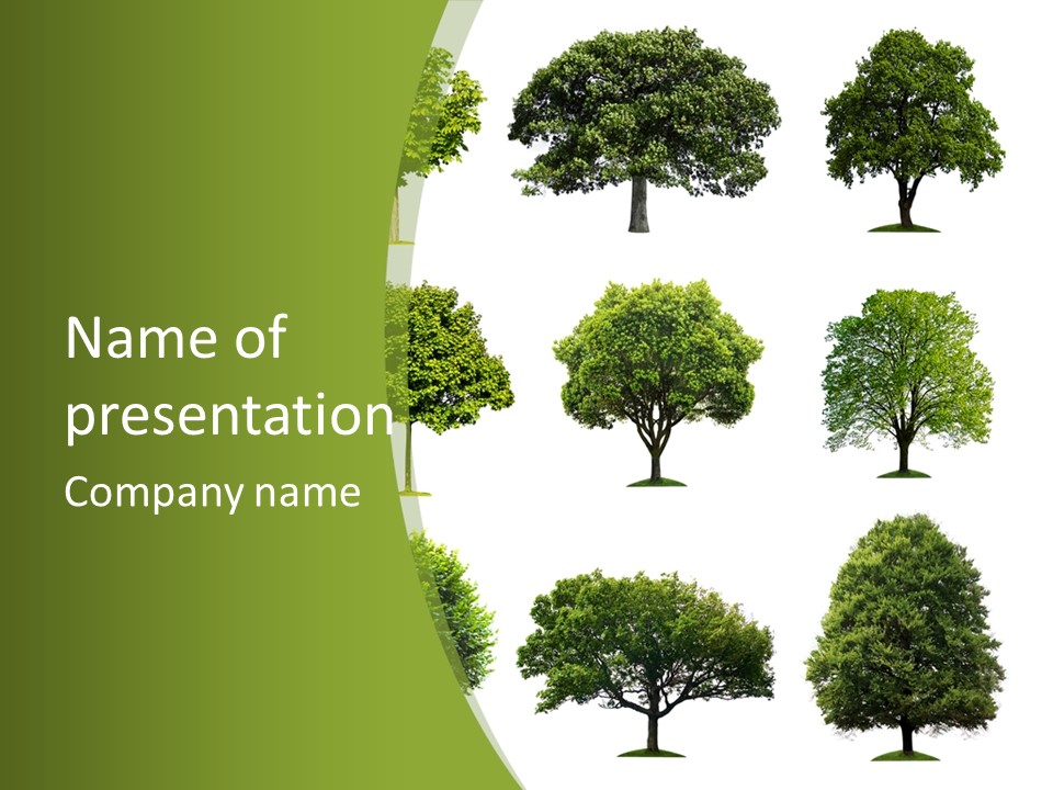 Garden Individual Big PowerPoint Template