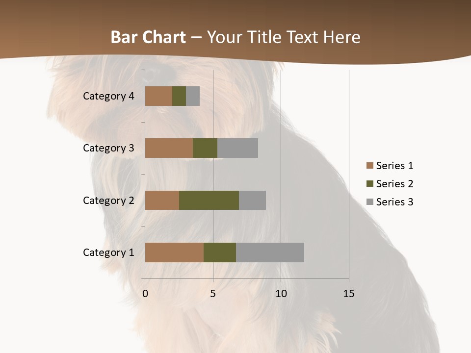 Brown Looking Dog PowerPoint Template