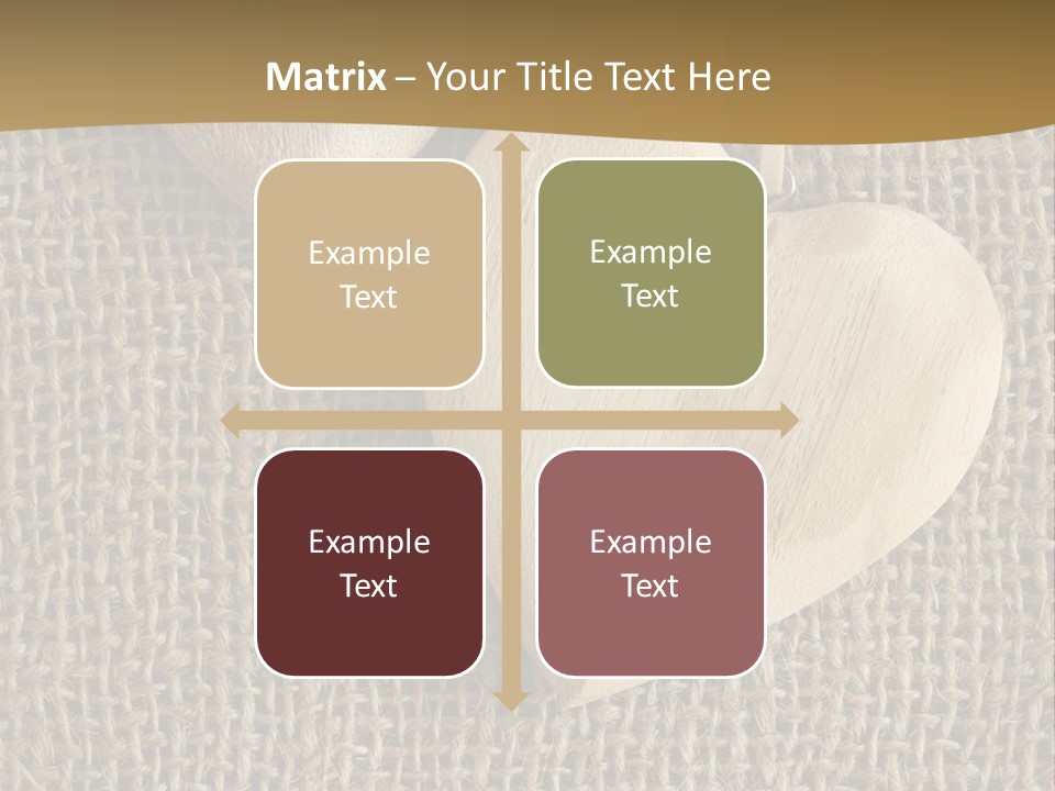 Material Vintage Valentine PowerPoint Template