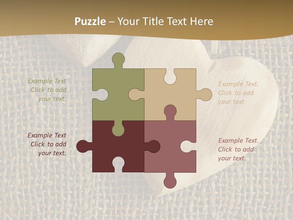 Material Vintage Valentine PowerPoint Template