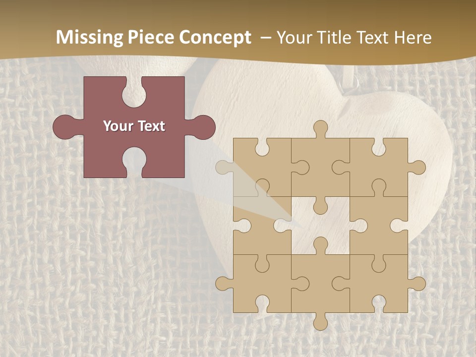 Material Vintage Valentine PowerPoint Template