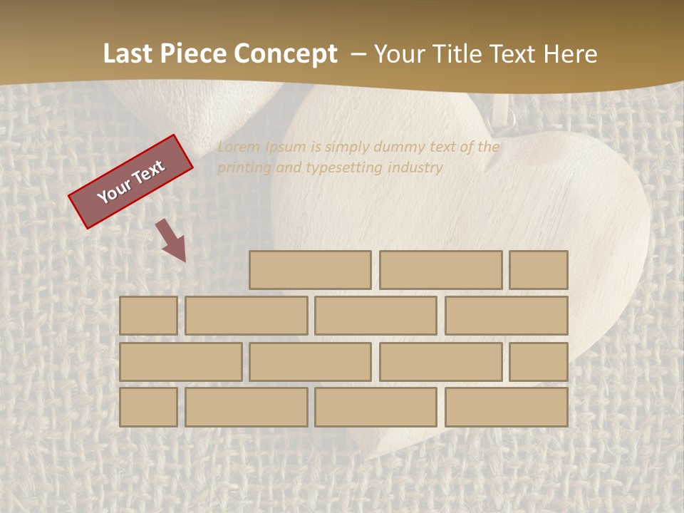 Material Vintage Valentine PowerPoint Template