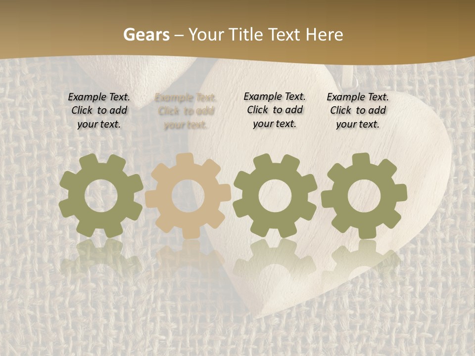 Material Vintage Valentine PowerPoint Template