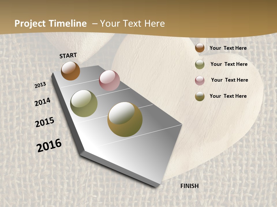 Material Vintage Valentine PowerPoint Template