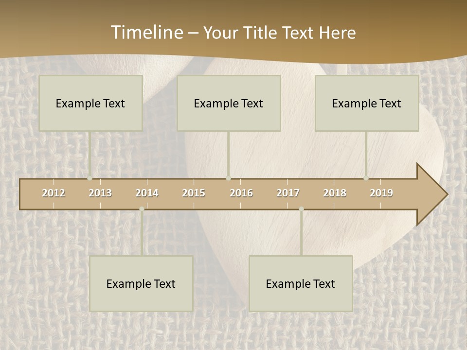 Material Vintage Valentine PowerPoint Template