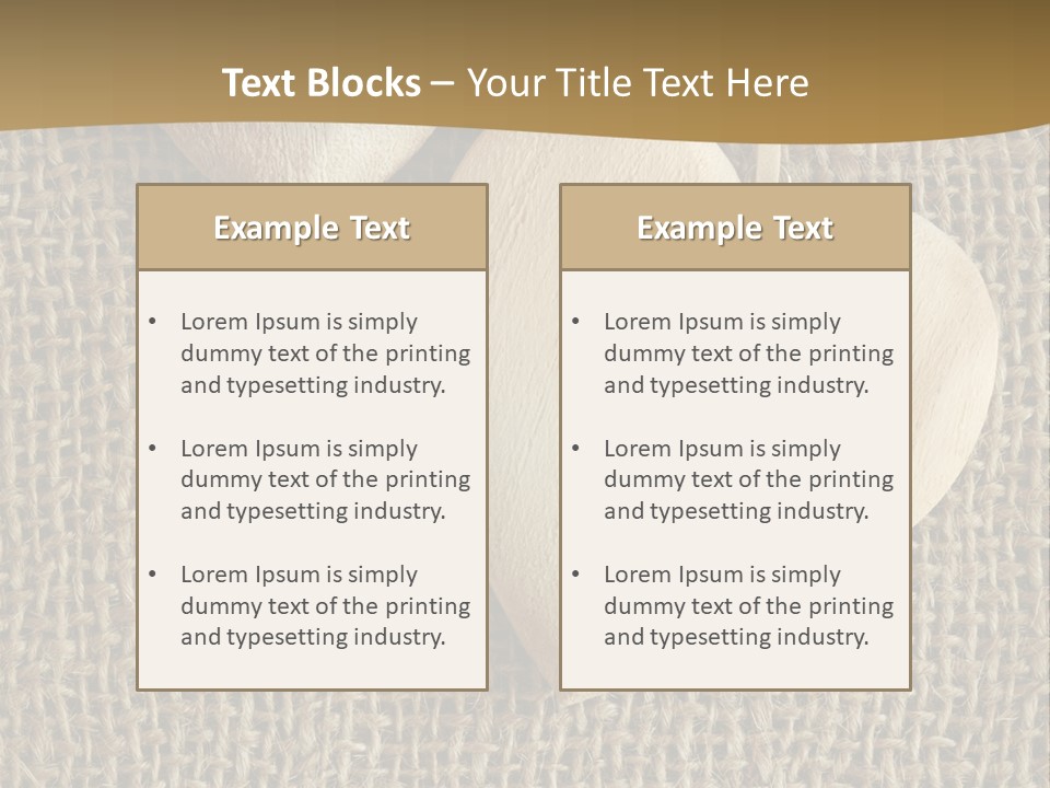 Material Vintage Valentine PowerPoint Template