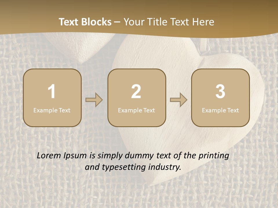 Material Vintage Valentine PowerPoint Template