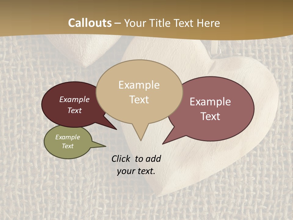 Material Vintage Valentine PowerPoint Template