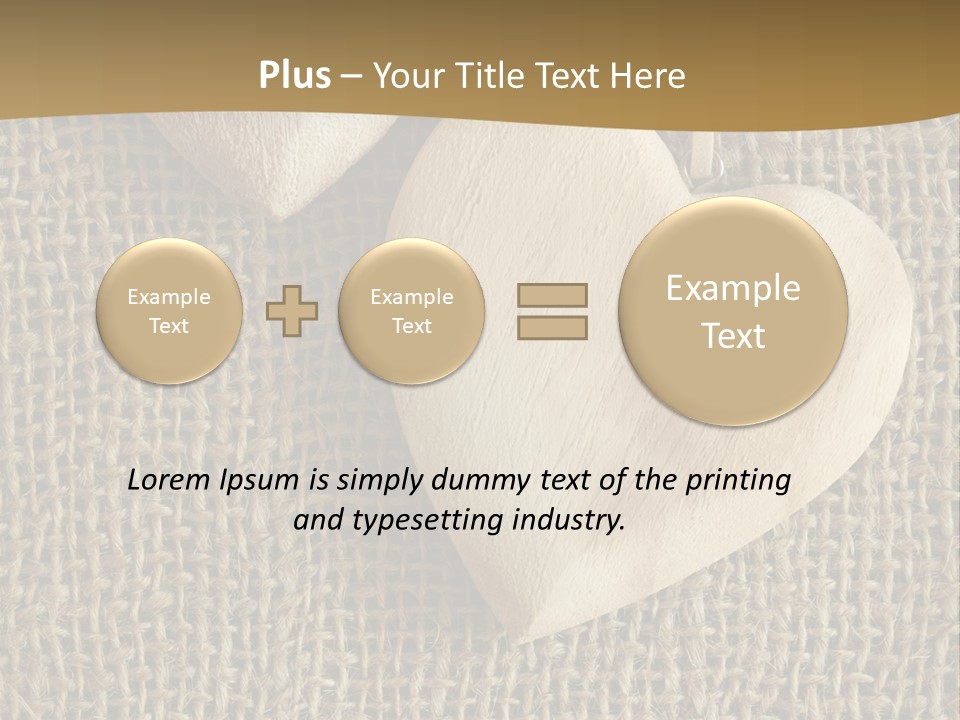 Material Vintage Valentine PowerPoint Template