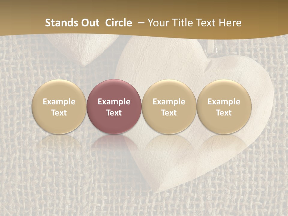 Material Vintage Valentine PowerPoint Template