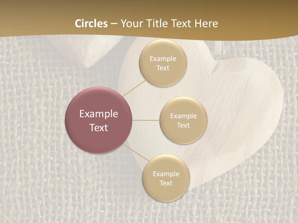 Material Vintage Valentine PowerPoint Template