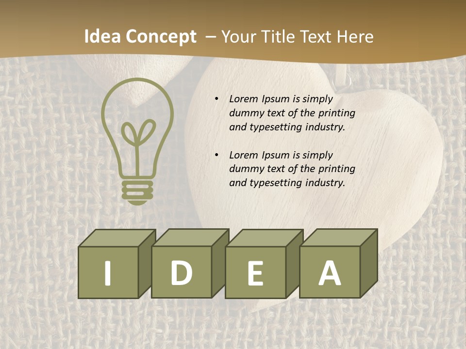 Material Vintage Valentine PowerPoint Template