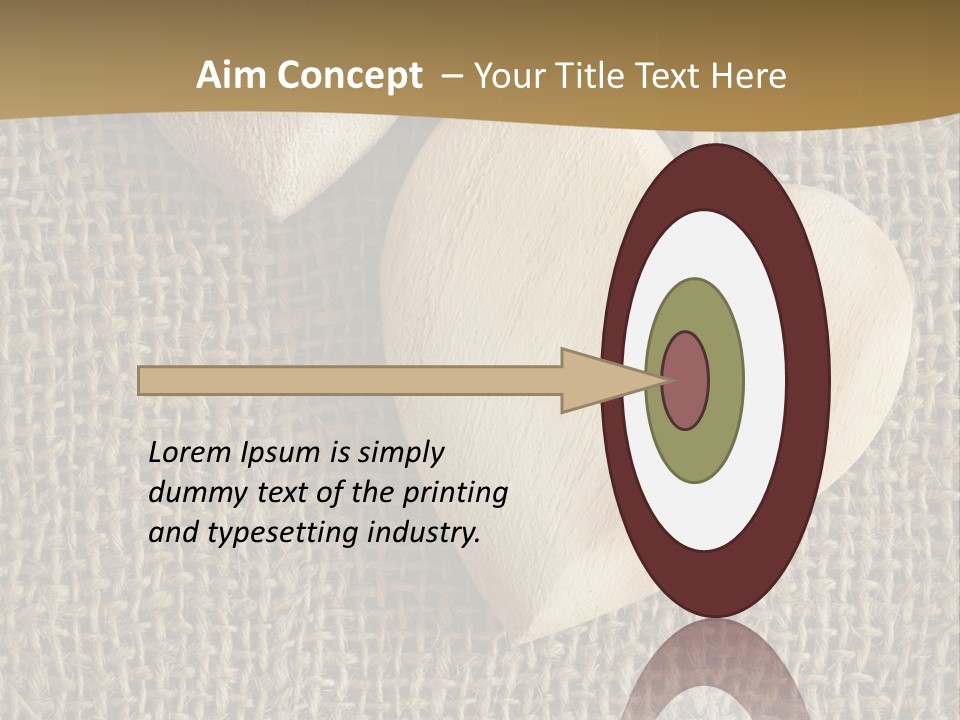 Material Vintage Valentine PowerPoint Template