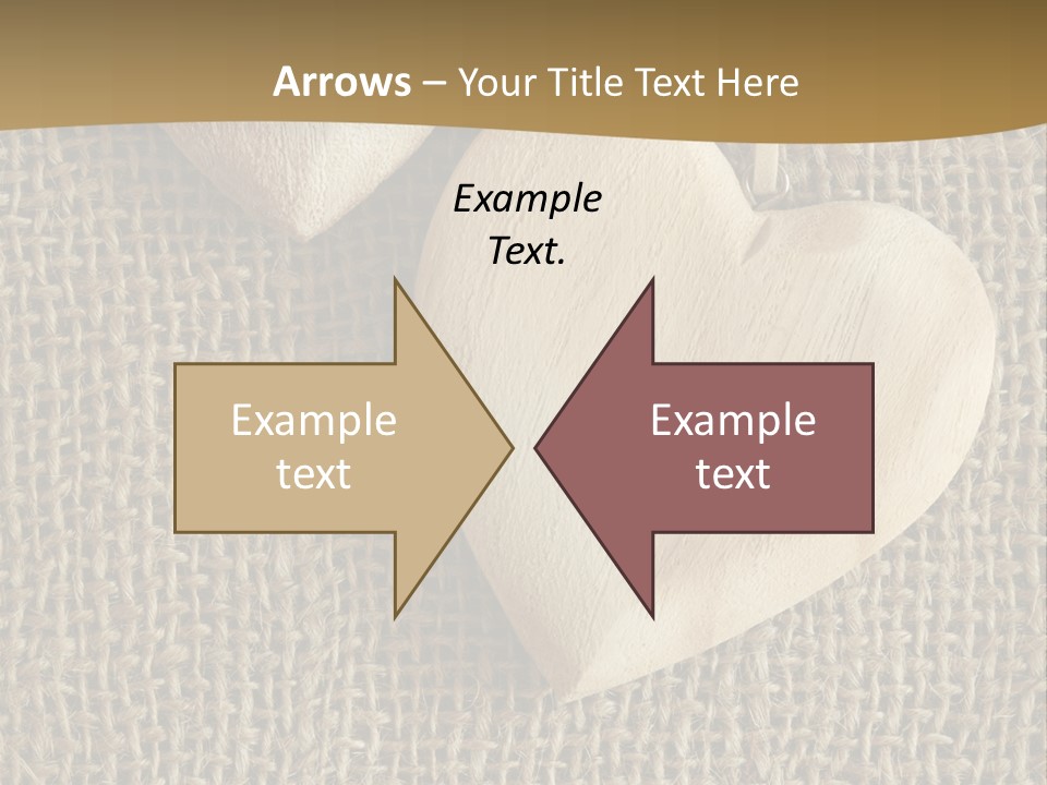 Material Vintage Valentine PowerPoint Template