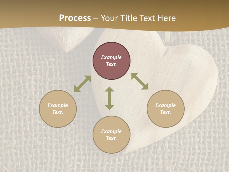 Material Vintage Valentine PowerPoint Template