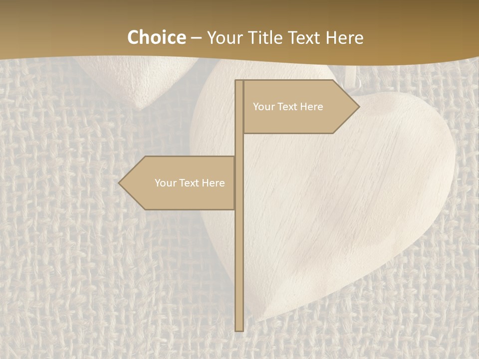 Material Vintage Valentine PowerPoint Template