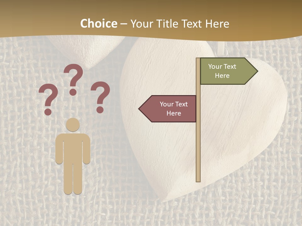 Material Vintage Valentine PowerPoint Template