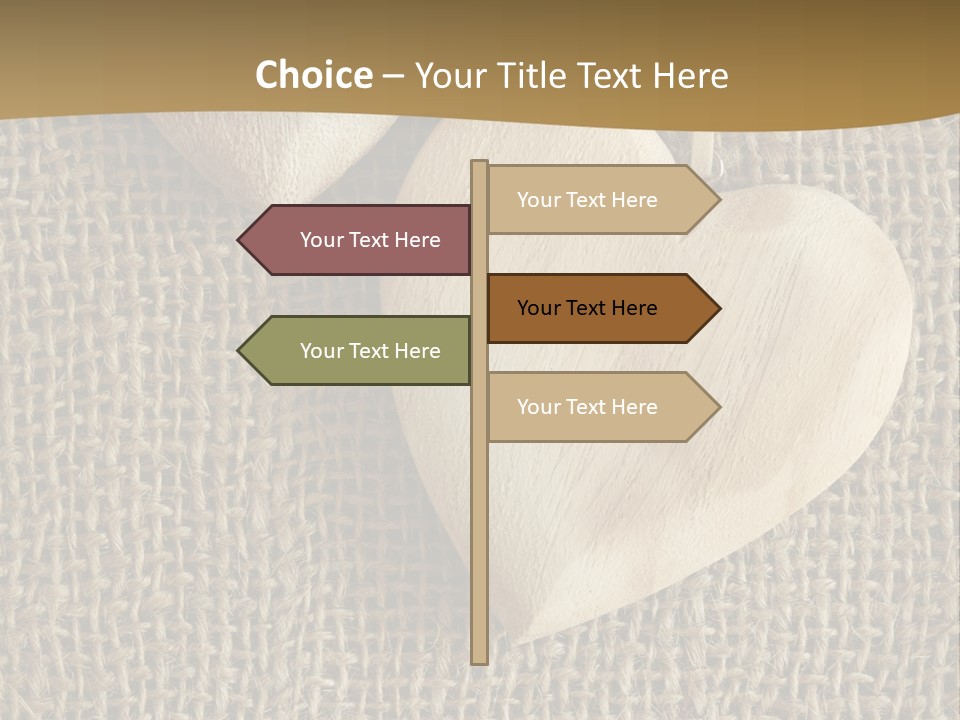 Material Vintage Valentine PowerPoint Template