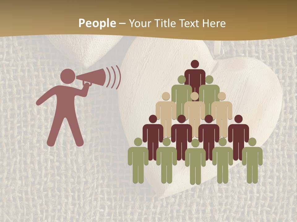 Material Vintage Valentine PowerPoint Template