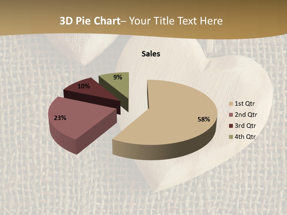 Material Vintage Valentine PowerPoint Template