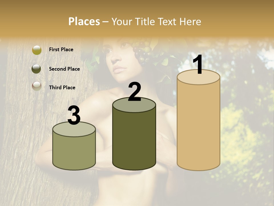 Goddess Face Portrait PowerPoint Template