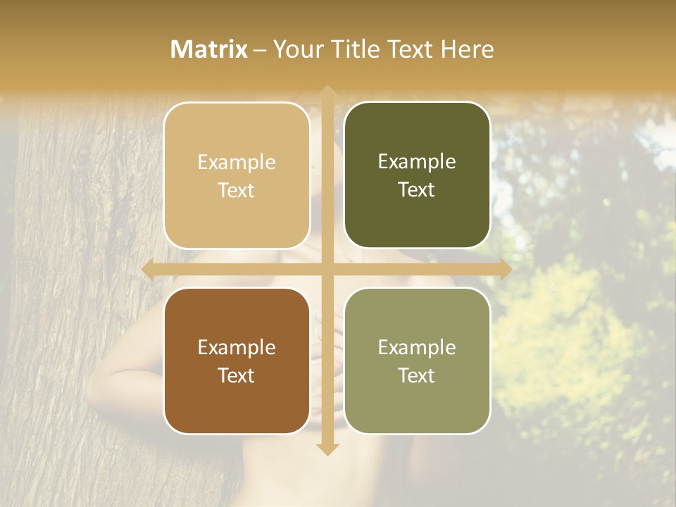 Goddess Face Portrait PowerPoint Template