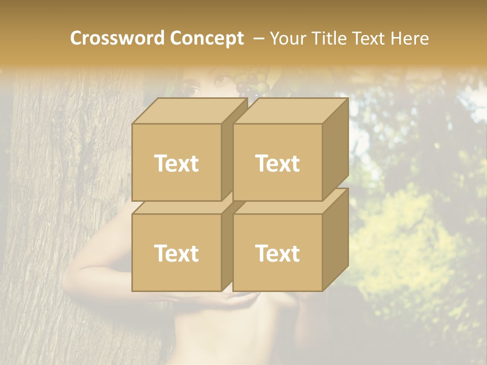 Goddess Face Portrait PowerPoint Template