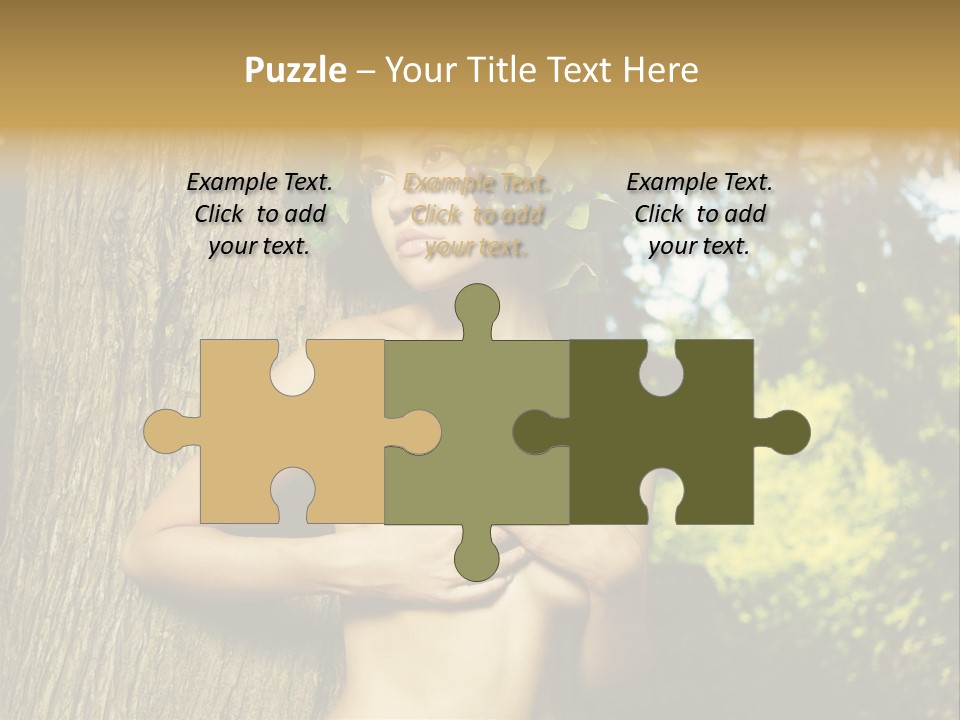 Goddess Face Portrait PowerPoint Template