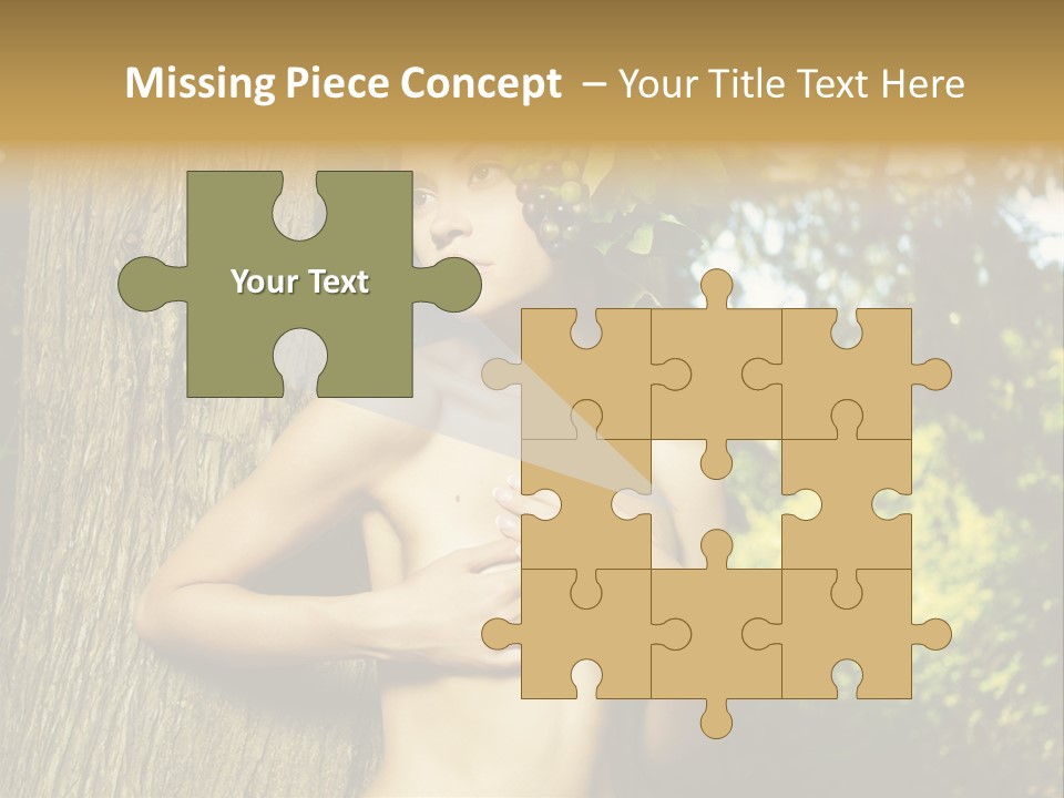 Goddess Face Portrait PowerPoint Template