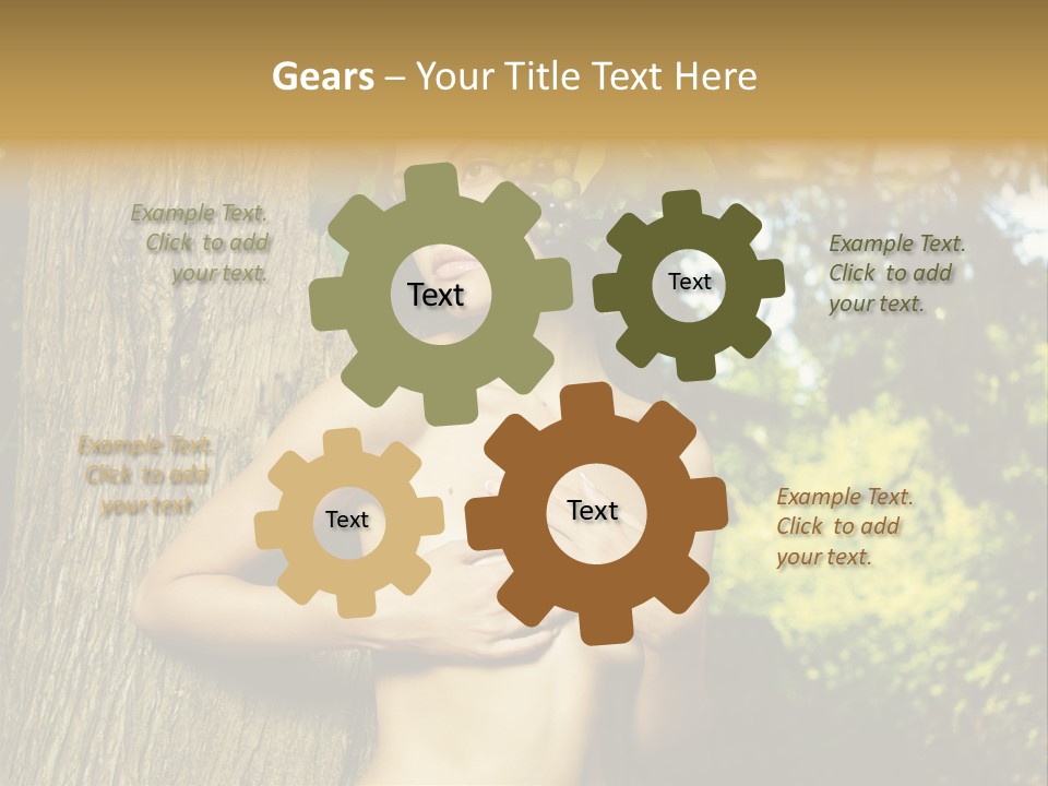 Goddess Face Portrait PowerPoint Template