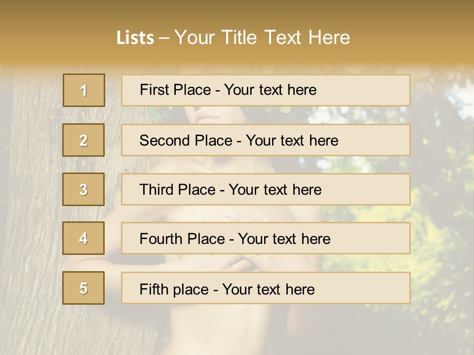 Goddess Face Portrait PowerPoint Template