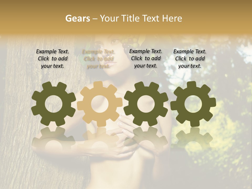 Goddess Face Portrait PowerPoint Template