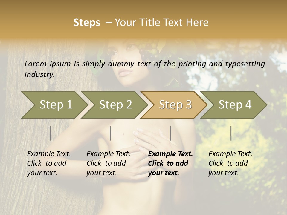 Goddess Face Portrait PowerPoint Template