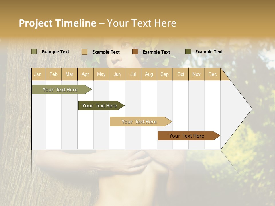 Goddess Face Portrait PowerPoint Template