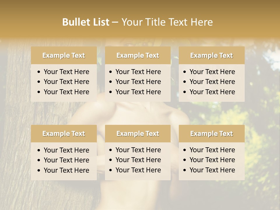 Goddess Face Portrait PowerPoint Template