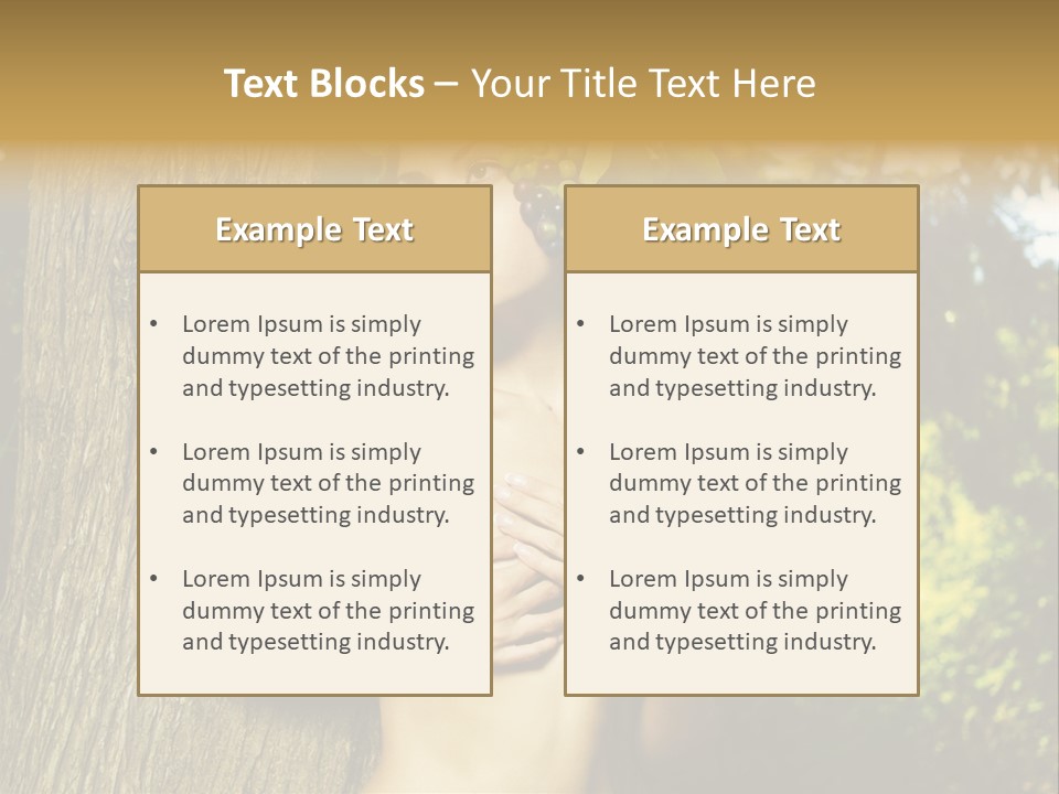 Goddess Face Portrait PowerPoint Template