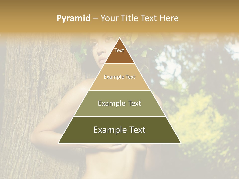 Goddess Face Portrait PowerPoint Template